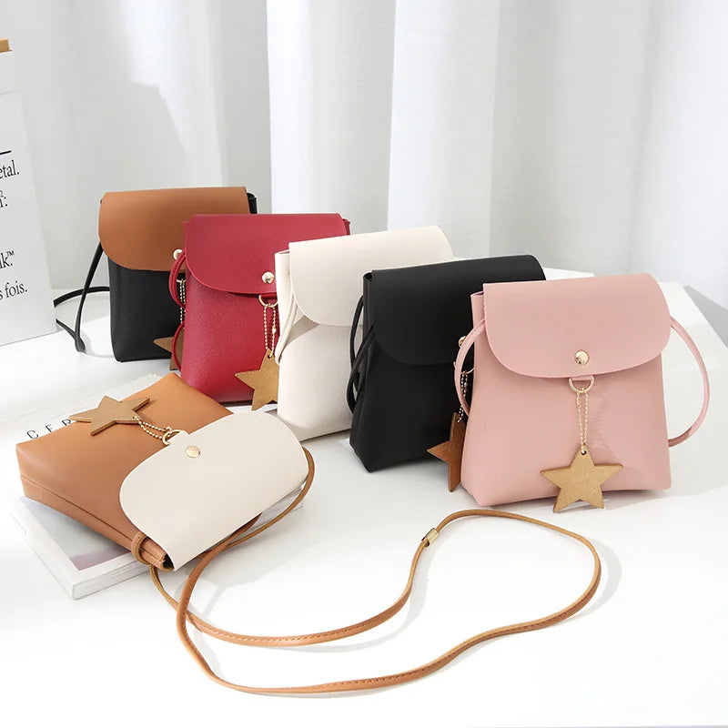 Women's One Shoulder Messenger Bag - Young Ladies Mobile Phone Bag