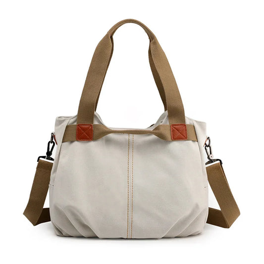 Large Capacity Canvas Messenger Bag for Women
