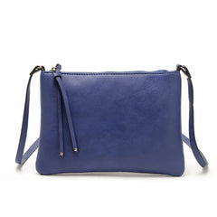 Vintage Leather Mini Shoulder Bag Crossbody Envelope Handbag