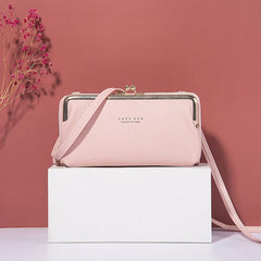 Women's Multi-function Shoulder Bag Soft Leather Waterproof Purse