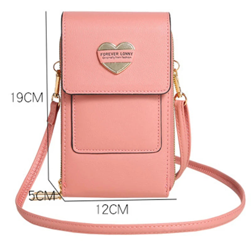Vintage Multifunction Touch Screen Phone Bag for Women