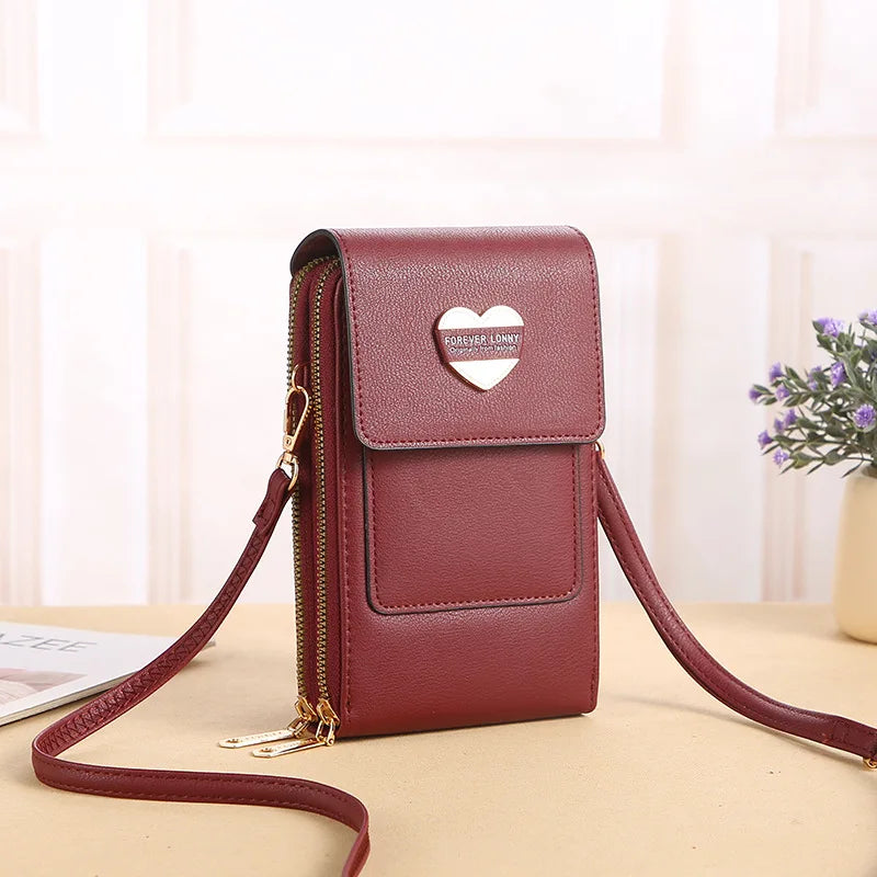 Vintage Multifunction Touch Screen Phone Bag for Women