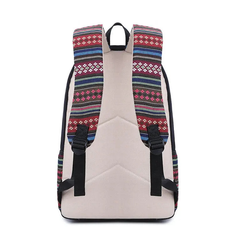 Canvas School Bag Girls Teenagers Casual Travel Bags Vintage Backpack