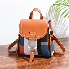 Soft Leather Casual Travel Large Capacity Backpack