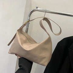 Soft Leather Women Bag Solid Messenger Bag