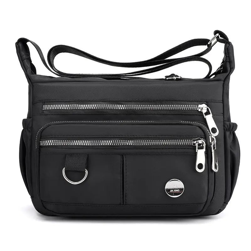 Women's Nylon Shoulder Bag Multi-layer Messenger Large Capacity
