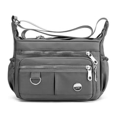 Women's Nylon Shoulder Bag Multi-layer Messenger Large Capacity