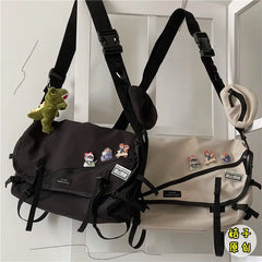 Nylon Tote Bags for Women Schoolbag Girls Messenger Shoulder Bag