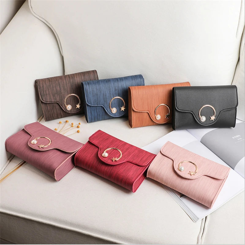 Women's PU Leather Square Bag with Moon and Star Decoration