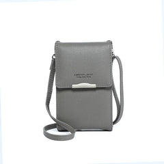 Women's Small Crossbody Shoulder Bags PU Leather Cell Phone Bag