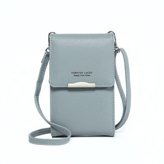 Small Crossbody Shoulder Bag Women's PU Leather Cell Phone Clutch Wallet