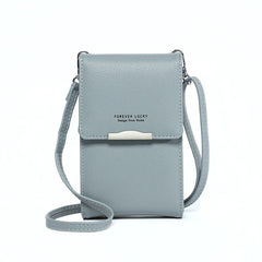 Women's Small Crossbody Shoulder Bags PU Leather Cell Phone Bag