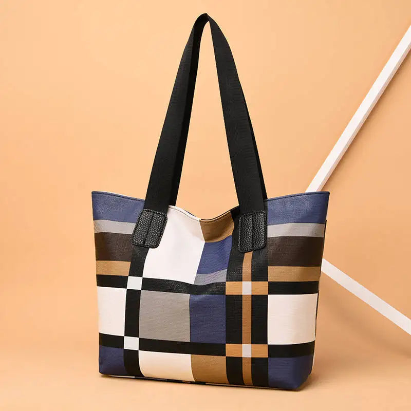 Women's Leather Shoulder Bag Large Capacity Tote Handbag