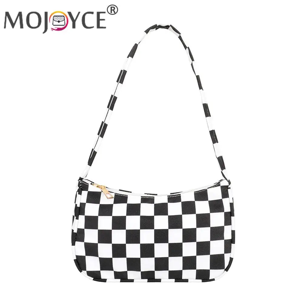 Retro Plaid Bag Leopard Print Women Shoulder Mini Vacation Bags
