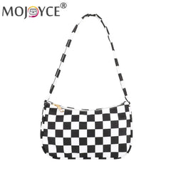 Retro Plaid Bag Leopard Print Women Shoulder Mini Vacation Bags