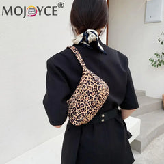 Retro Plaid Bag Leopard Print Women Shoulder Mini Vacation Bags