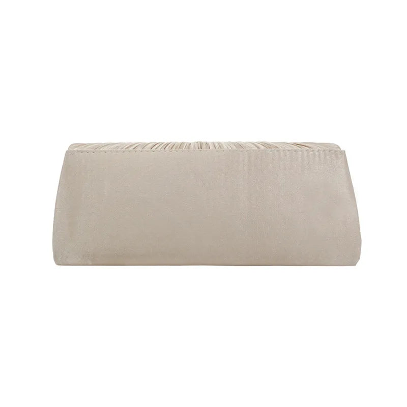 Ladies Satin Clutch Wedding Party Bridal Bag Wallet Bolso De Embrague