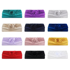 Ladies Satin Clutch Wedding Party Bridal Bag Wallet Bolso De Embrague