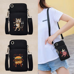 Monster Theme Wrist Pouch Shoulder Bag for Phones