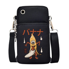Monster Theme Wrist Pouch Shoulder Bag for Phones