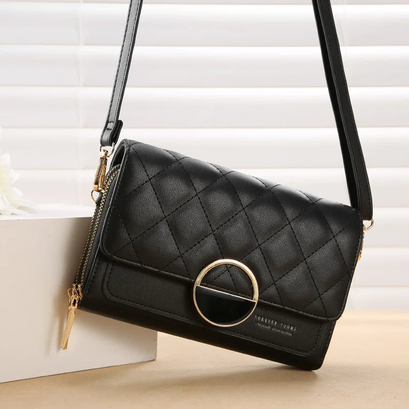 Women's Shoulder Bag with Coin Pocket Card Holder Crossbody Wallet