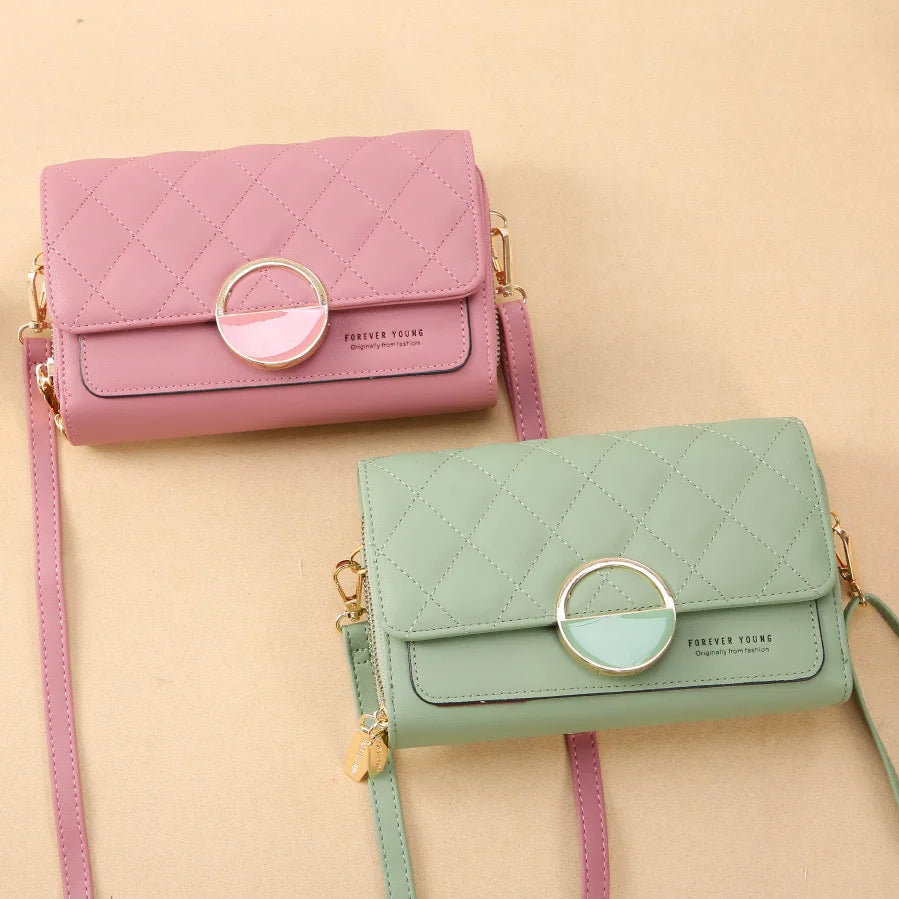 Women's Shoulder Bag with Coin Pocket Card Holder Crossbody Wallet