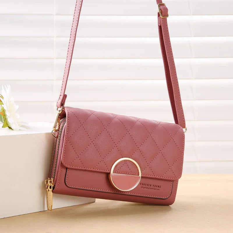 Women's Shoulder Bag with Coin Pocket Card Holder Crossbody Wallet