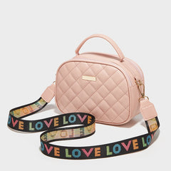 Women Shoulder Bag Diamond Lattice Crossbody Handbag
