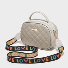Women Shoulder Bag Diamond Lattice Crossbody Handbag