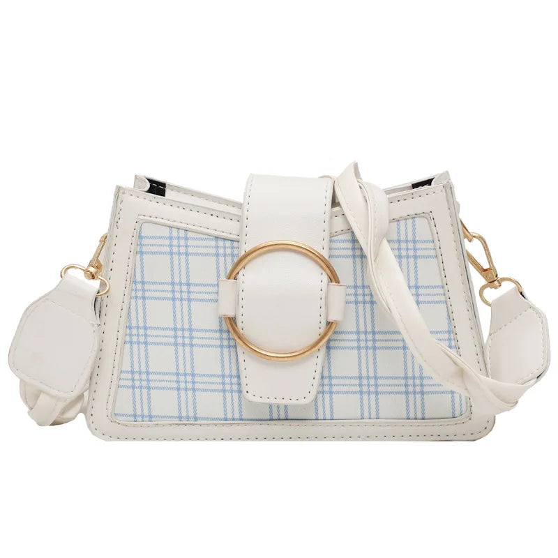 PU High Hot Girls Diagonal Shoulder Bag Casual Small Square Bag