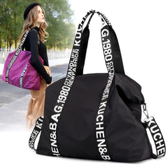 Large Capacity Shoulder Bag Women's Handbag Nylon Travel Tote