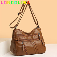 Casual Crossbody Bag PU Leather Women's Travel Purse
