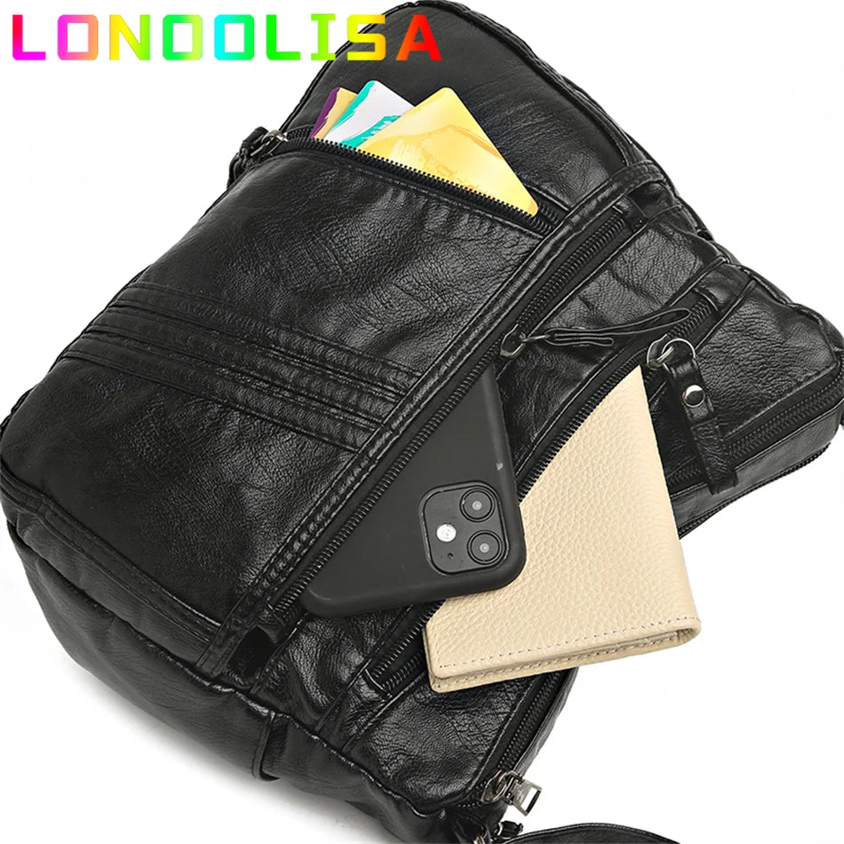 Casual Crossbody Bag PU Leather Women's Travel Purse