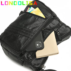 Casual Crossbody Bag PU Leather Women's Travel Purse
