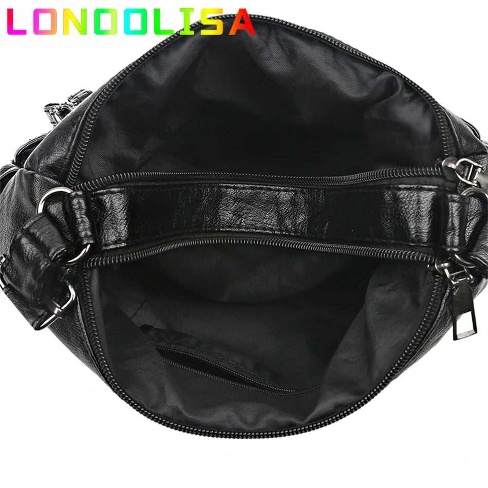Casual Crossbody Bag PU Leather Women's Travel Purse