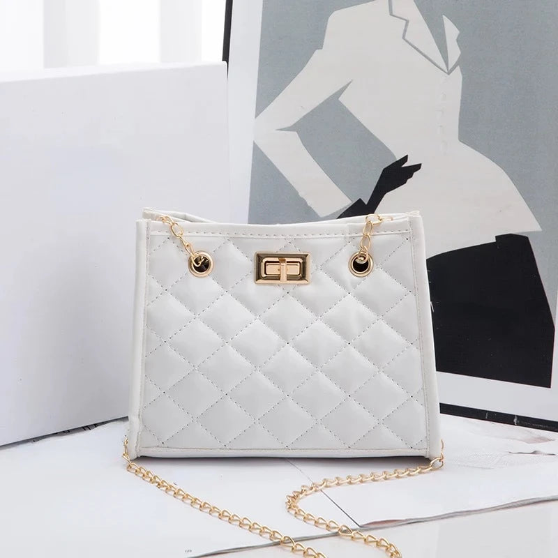 Women's Crossbody Money Bag Checkered Satchel Casual Shoulder Bag