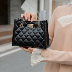 Women's Crossbody Money Bag Checkered Satchel Casual Shoulder Bag