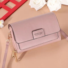 Soft Leather Clutch Multi-card Site Wallet Large Capacity Crossbody Bag
