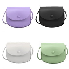 Women's Square Messenger Bag Flap Shoulder Satchel Crossbody Small Solid