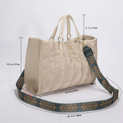 Women's Large Capacity Shoulder Bag Winter Crossbody Handbag