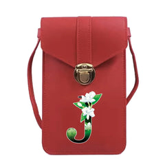 Women's Touch Screen Cell Phone Purse Leather Handbag