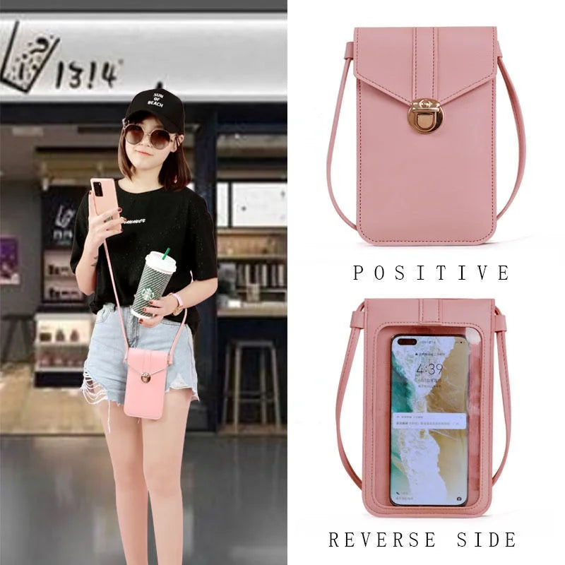 Women's Touch Screen Phone Shoulder Bag