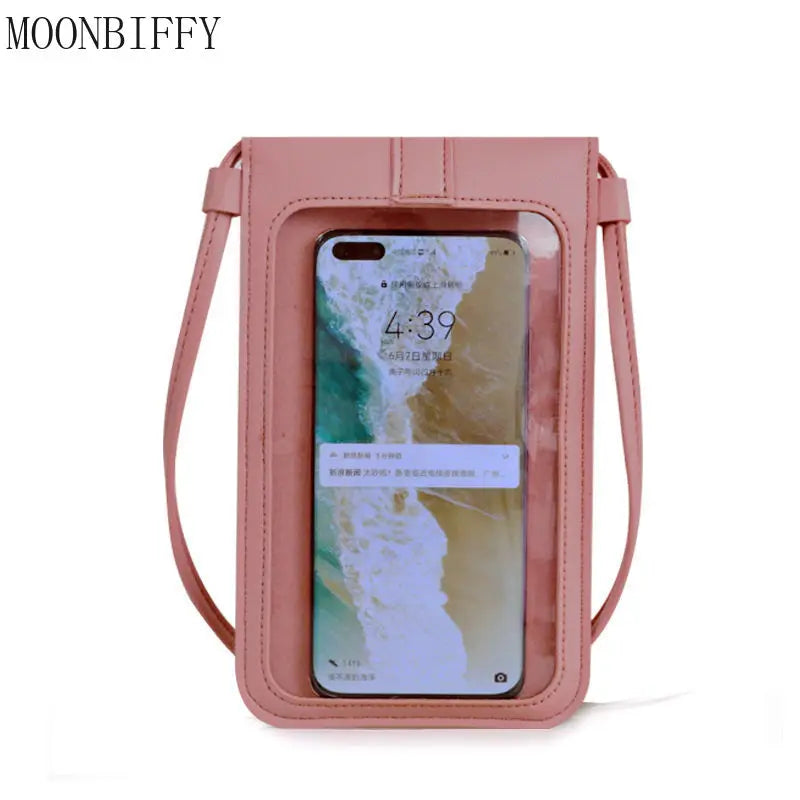 Women's Touch Screen Phone Purse Wallet Shoulder Bag
