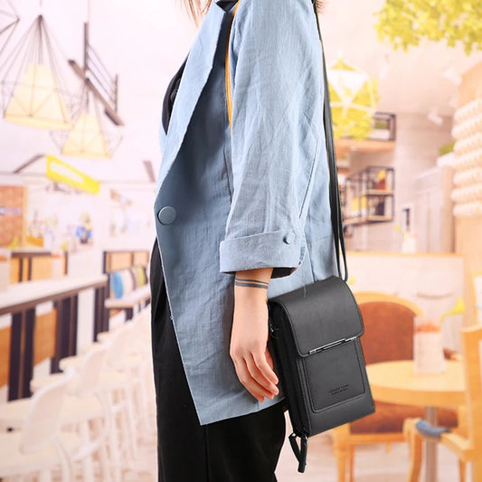 Women's Touch Screen Shoulder Bag Wallet
