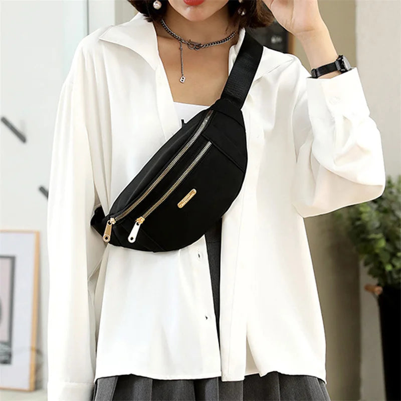 Women's Travel Belt Bag Crossbody Money Pouch