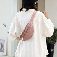 Women's Travel Belt Bag Crossbody Money Pouch Chest Bag