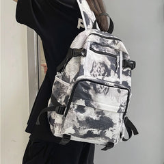 Ladies Men Backpack Laptop Book Bag School Bag Female Women Backpacks