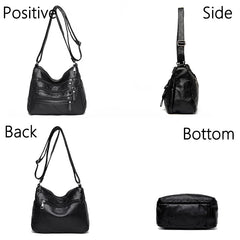 Vintage Women's Shoulder Bag Crossbody Leather Messenger Famous Handbags