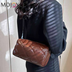 Women Handbags with Small Purse PU Composite Shoulder Bag Diamond Lattice