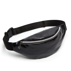 Women's Laser Waist Bag Colorful Slim Fanny Pack Waterproof Belt Pouch
